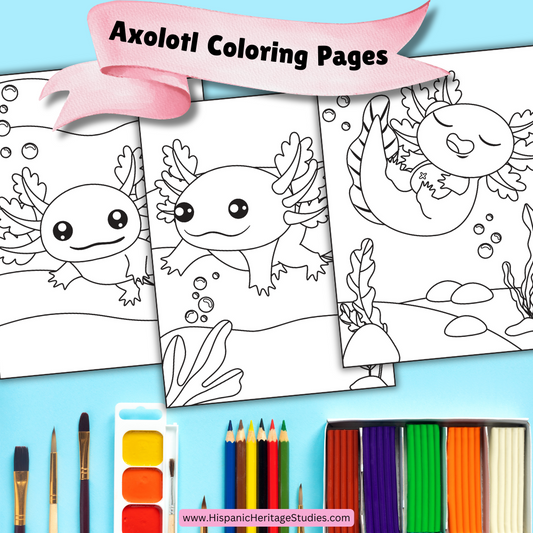 Axolotl Coloring Pages