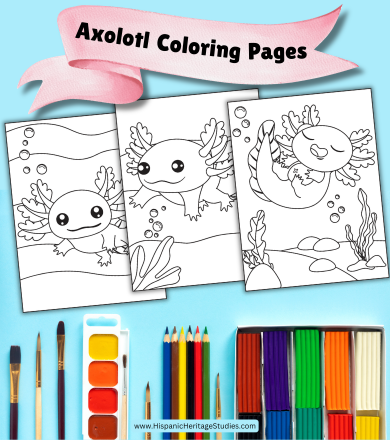 Axolotl Coloring Pages